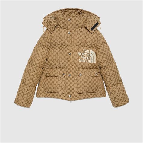 gucci north face canvas jacket.